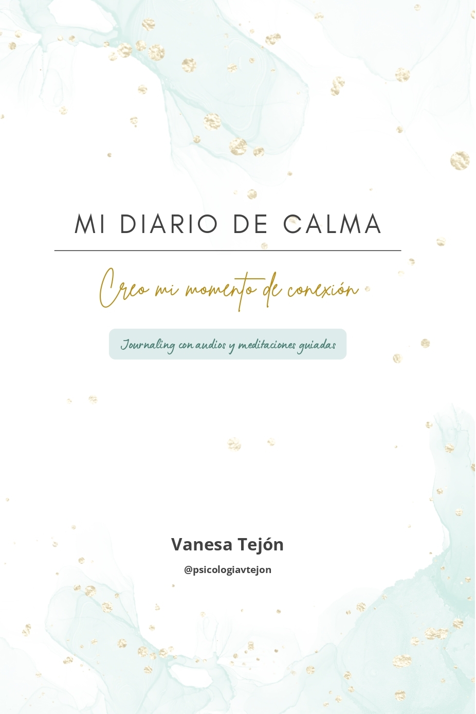Portada Mi Diario de Calma