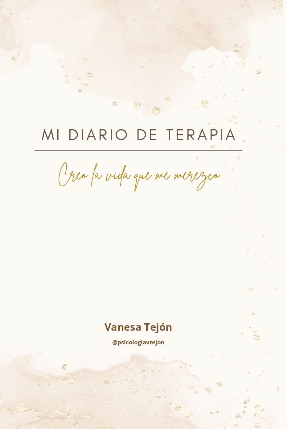 Portada Mi Diario de Terapia